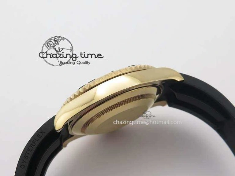 Yacht-Master 116655 JF 1:1 Best Edition Black Ceramic Bezel On Black Rubber Strap A2836 (Free Extra Strap) BestValue 3849