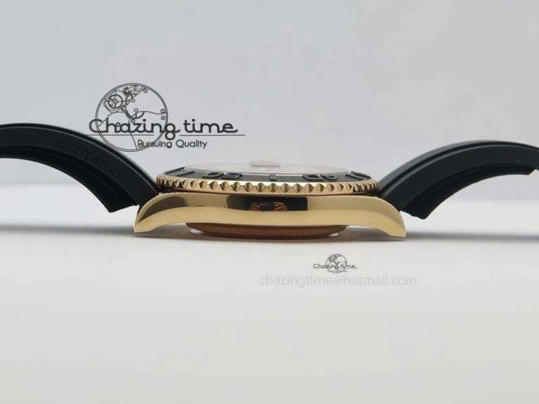 UrbanChic Yacht-Master 116655 Noob 1:1 Best Edition Black Ceramic Bezel On Black Rubber Strap A2836 (Free Extra Strap) 3867