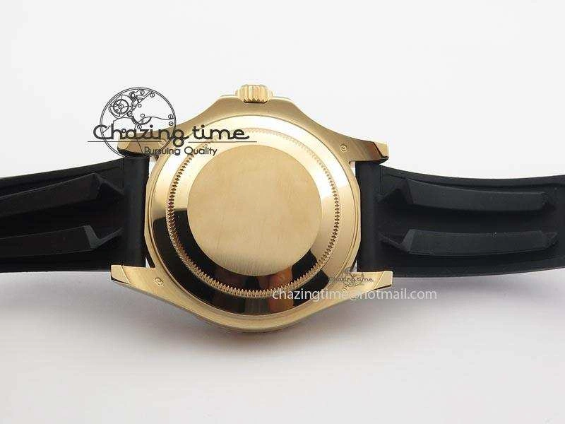 UrbanChic Yacht-Master 116655 Noob 1:1 Best Edition Black Ceramic Bezel On Black Rubber Strap A2836 (Free Extra Strap) 3867