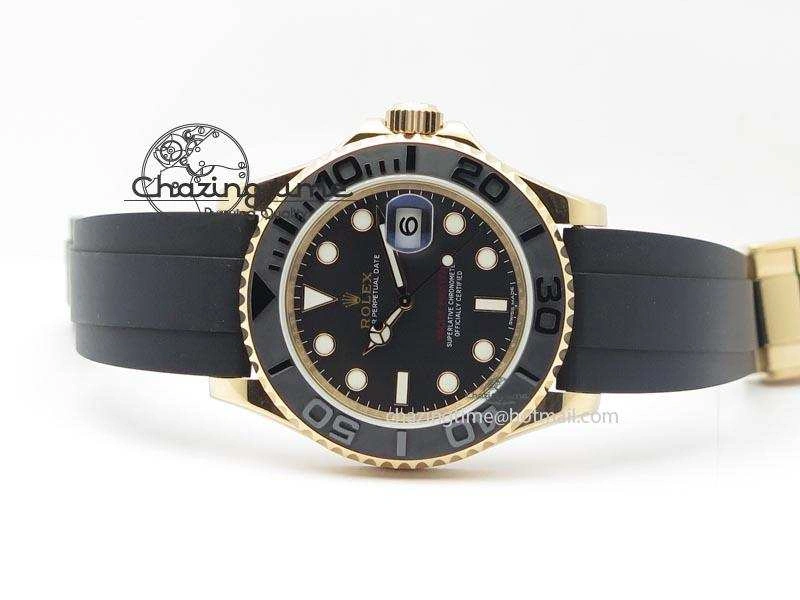 Yacht-Master 116655 RG JF 1:1 Best Edition Ceramic Bezel On Rubber Strap SA Vibrant 3895