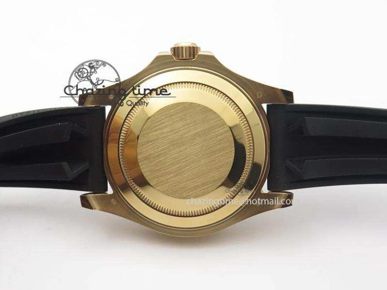 Yacht-Master 116655 RG JF 1:1 Best Edition Ceramic Bezel On Rubber Strap SA Vibrant 3895