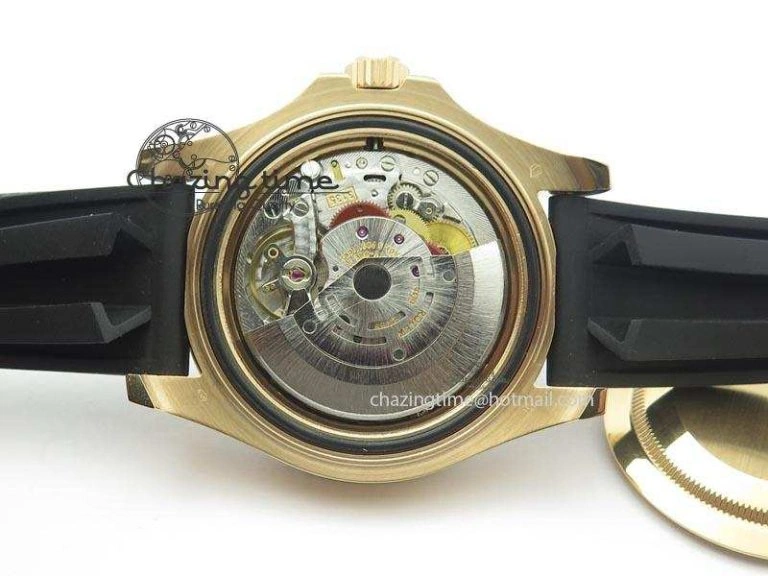 Yacht-Master 116655 RG JF 1:1 Best Edition Ceramic Bezel On Rubber Strap SA Vibrant 3895