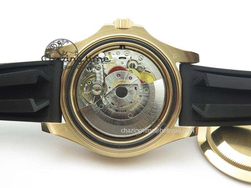 Yacht-Master 116655 RG JF 1:1 Best Edition Ceramic Bezel On Rubber Strap SA Vibrant 3895