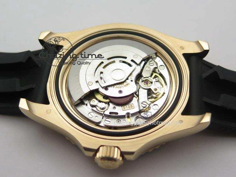 Yacht-Master 116655 RG JF 1:1 Best Edition Ceramic Bezel On Rubber Strap SA Vibrant 3895