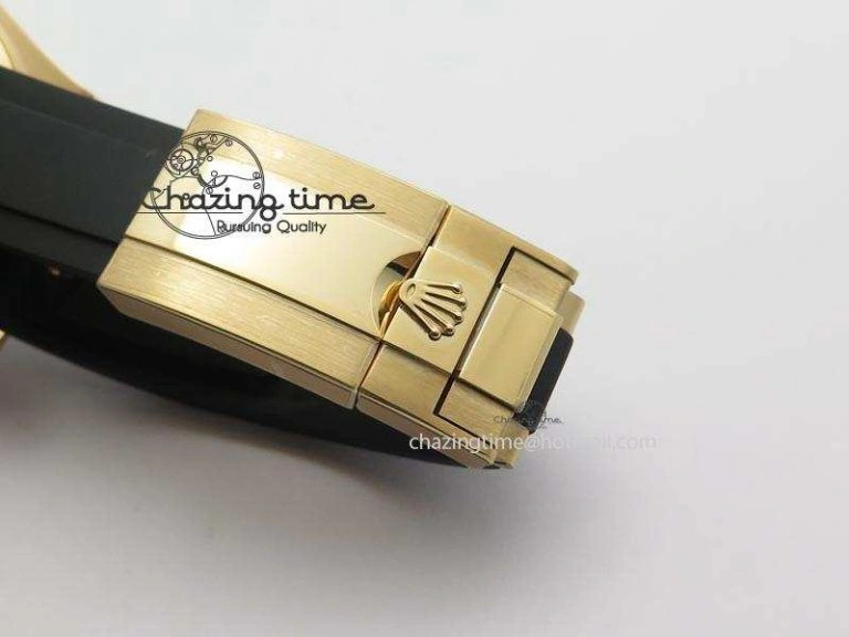 Yacht-Master 116655 RG JF 1:1 Best Edition Ceramic Bezel On Rubber Strap SA Vibrant 3895