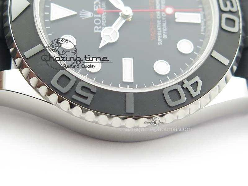 Cozy Yacht-Master 116655 SS JF Best Edition Ceramic Bezel On Rubber Strap A 3847