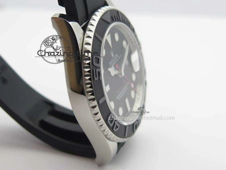 Yacht-Master 116655 SS JF Best Edition Ceramic Bezel On Rubber Strap SA Resilient 3850