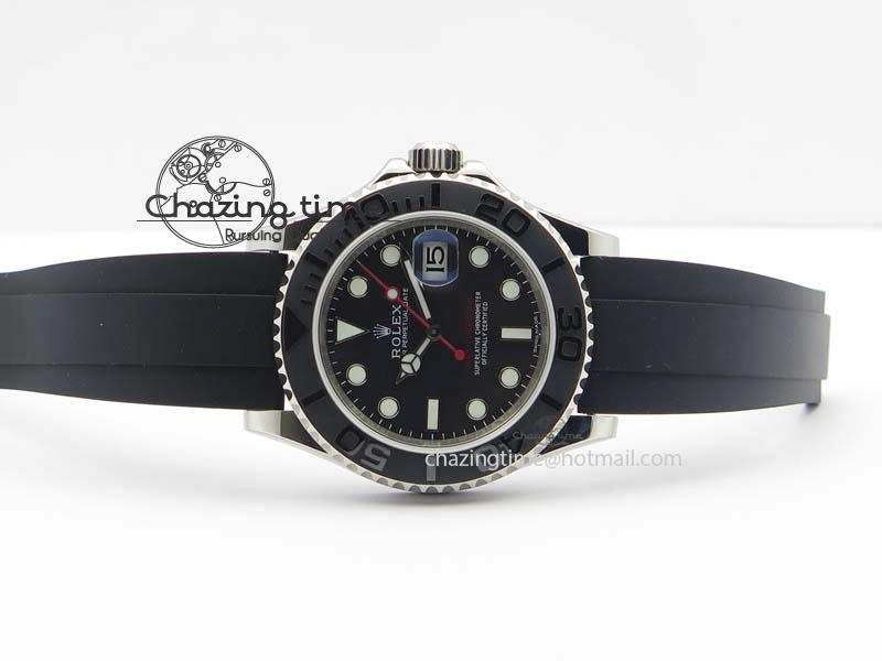 Yacht-Master 116655 SS JF Best Edition Ceramic Bezel On Rubber Strap SA Resilient 3850