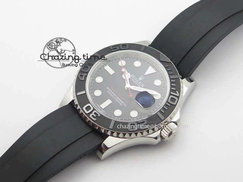Yacht-Master 116655 SS JF Best Edition Ceramic Bezel On Rubber Strap SA Resilient 3850