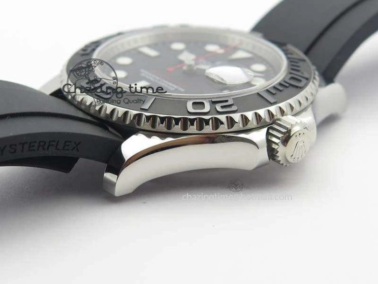 Yacht-Master 116655 SS JF Best Edition Ceramic Bezel On Rubber Strap SA Resilient 3850