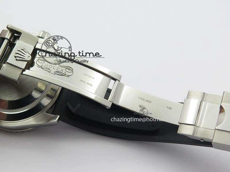 Yacht-Master 116655 SS JF Best Edition Ceramic Bezel On Rubber Strap SA Resilient 3850