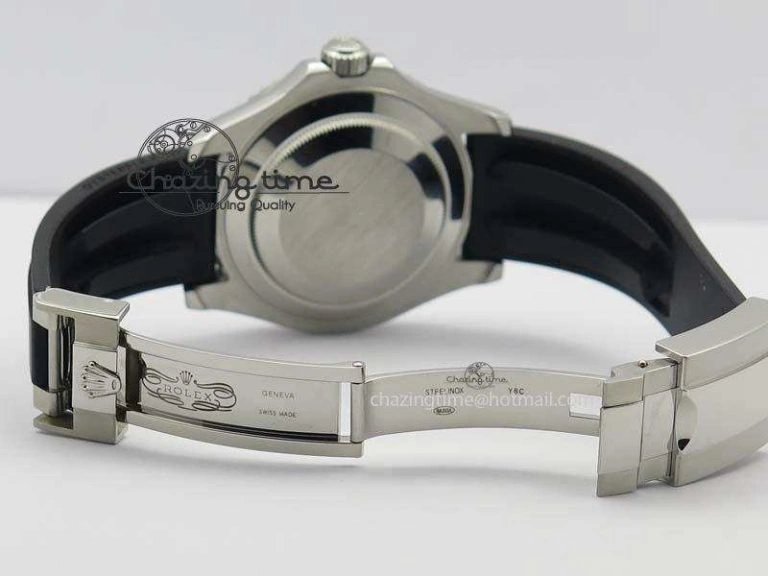 Yacht-Master 116655 SS JF Best Edition Ceramic Bezel On Rubber Strap SA Resilient 3850