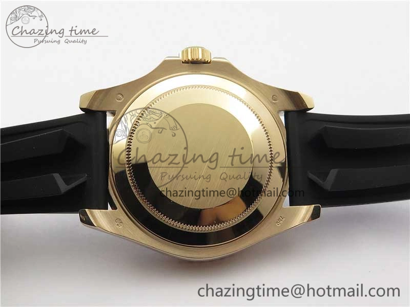 Yacht-Master 116655 UBF 1:1 Best Edition 3D Black Ceramic Bezel on Black Rubber Strap A2836(Free Extra Strap) Contemporary 3061