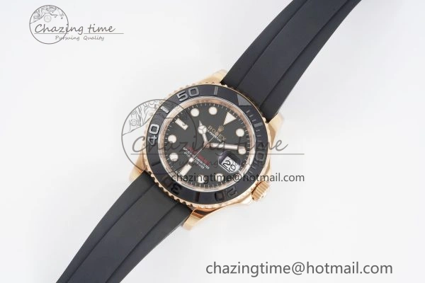 WeatherProof Yacht-Master 116655 VSF 1:1 Best Edition Black Ceramic Bezel on Oysterflex Rubber Strap VS 2096