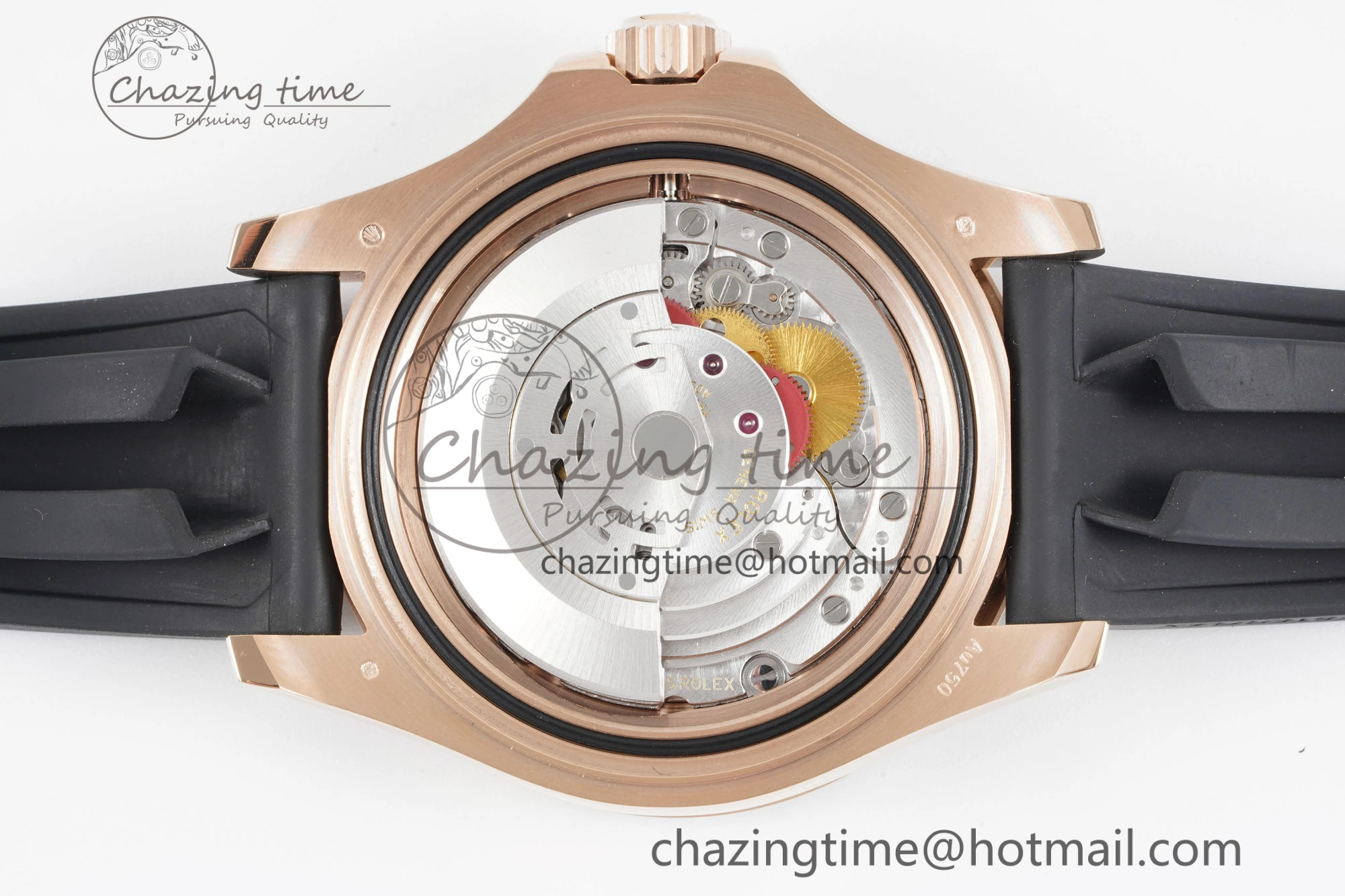 WeatherProof Yacht-Master 116655 VSF 1:1 Best Edition Black Ceramic Bezel on Oysterflex Rubber Strap VS 2096