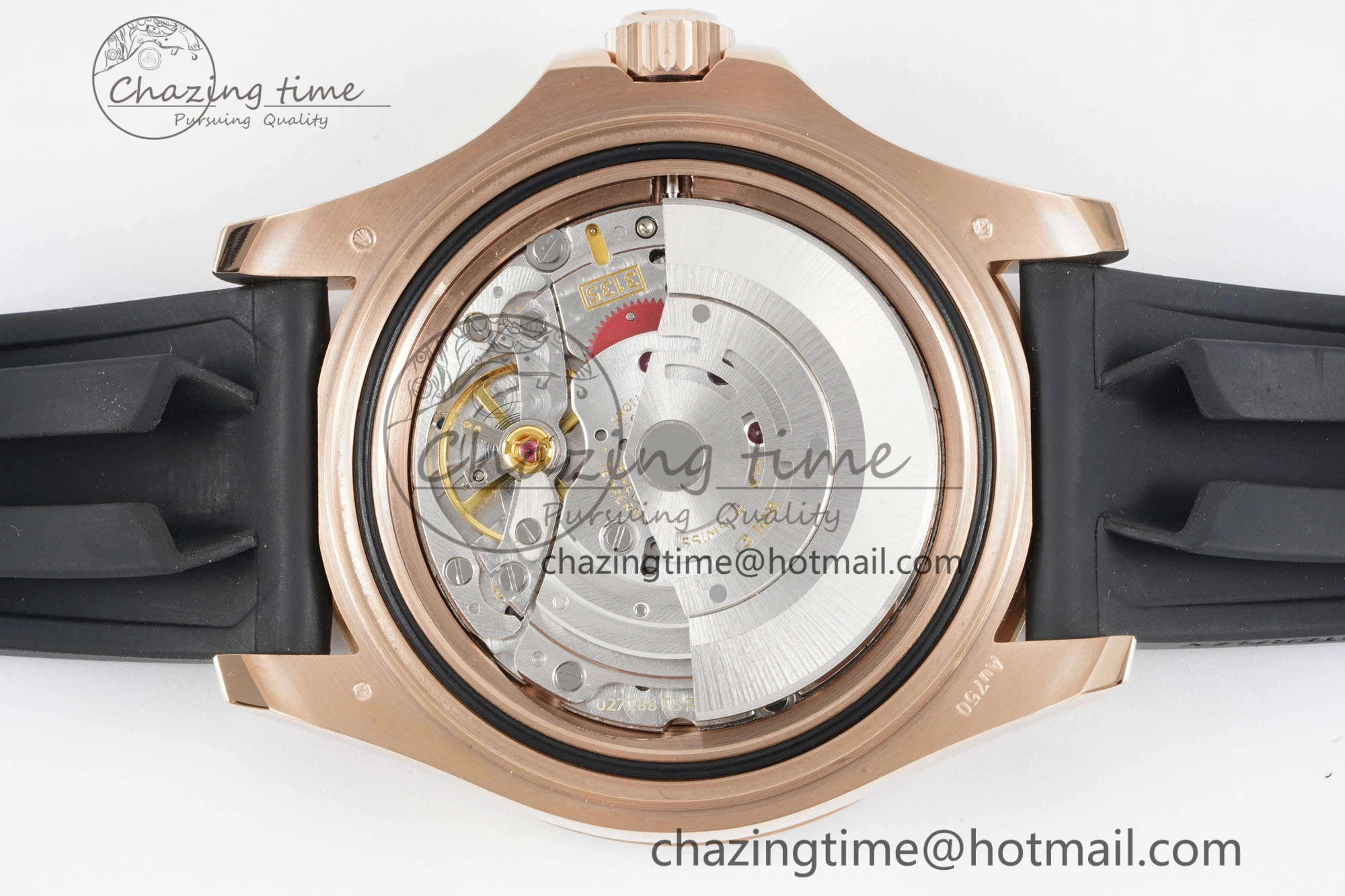 WeatherProof Yacht-Master 116655 VSF 1:1 Best Edition Black Ceramic Bezel on Oysterflex Rubber Strap VS 2096