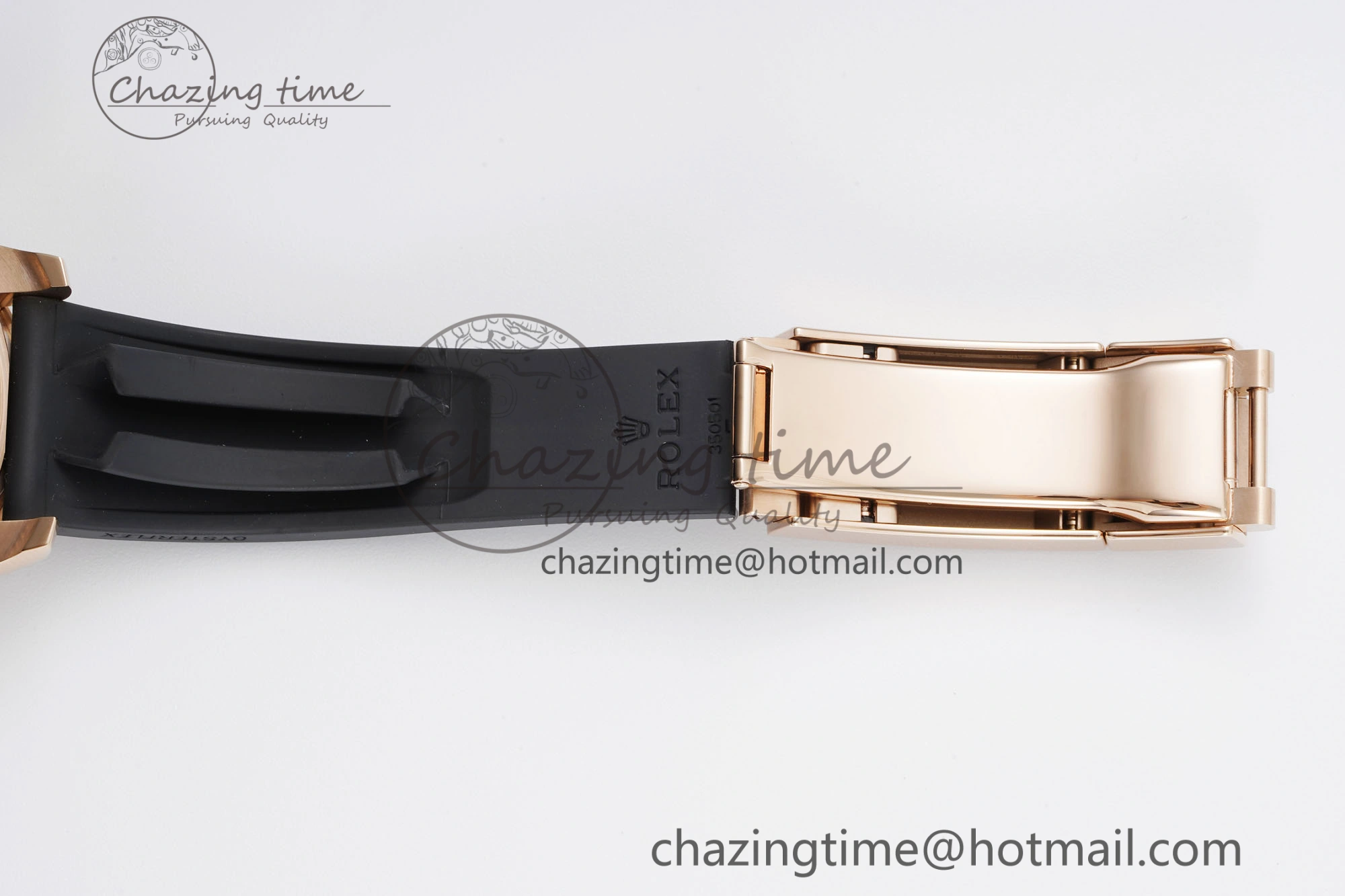 WeatherProof Yacht-Master 116655 VSF 1:1 Best Edition Black Ceramic Bezel on Oysterflex Rubber Strap VS 2096