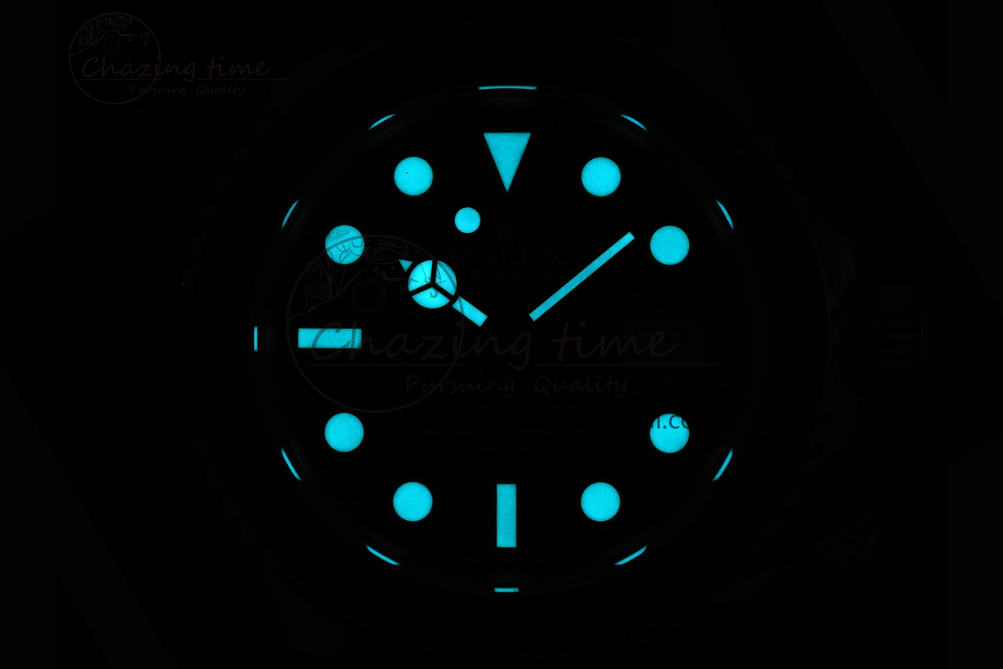 WeatherProof Yacht-Master 116655 VSF 1:1 Best Edition Black Ceramic Bezel on Oysterflex Rubber Strap VS 2096