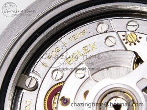 Unique Yacht-Master 126621 SS RG 904L Steel VSF 1:1 Best Edition Black Dial on SS RG Bracelet VS 1860
