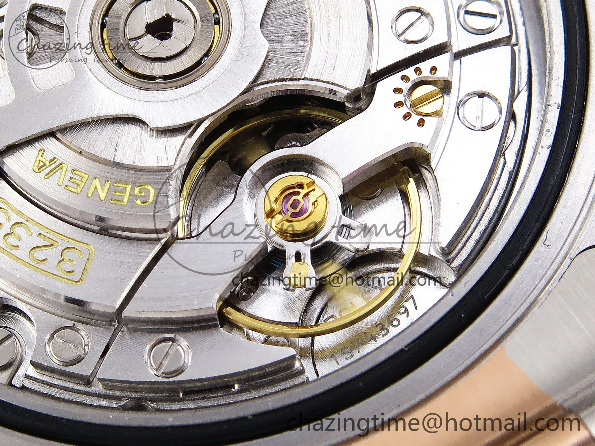 Unique Yacht-Master 126621 SS RG 904L Steel VSF 1:1 Best Edition Black Dial on SS RG Bracelet VS 1860