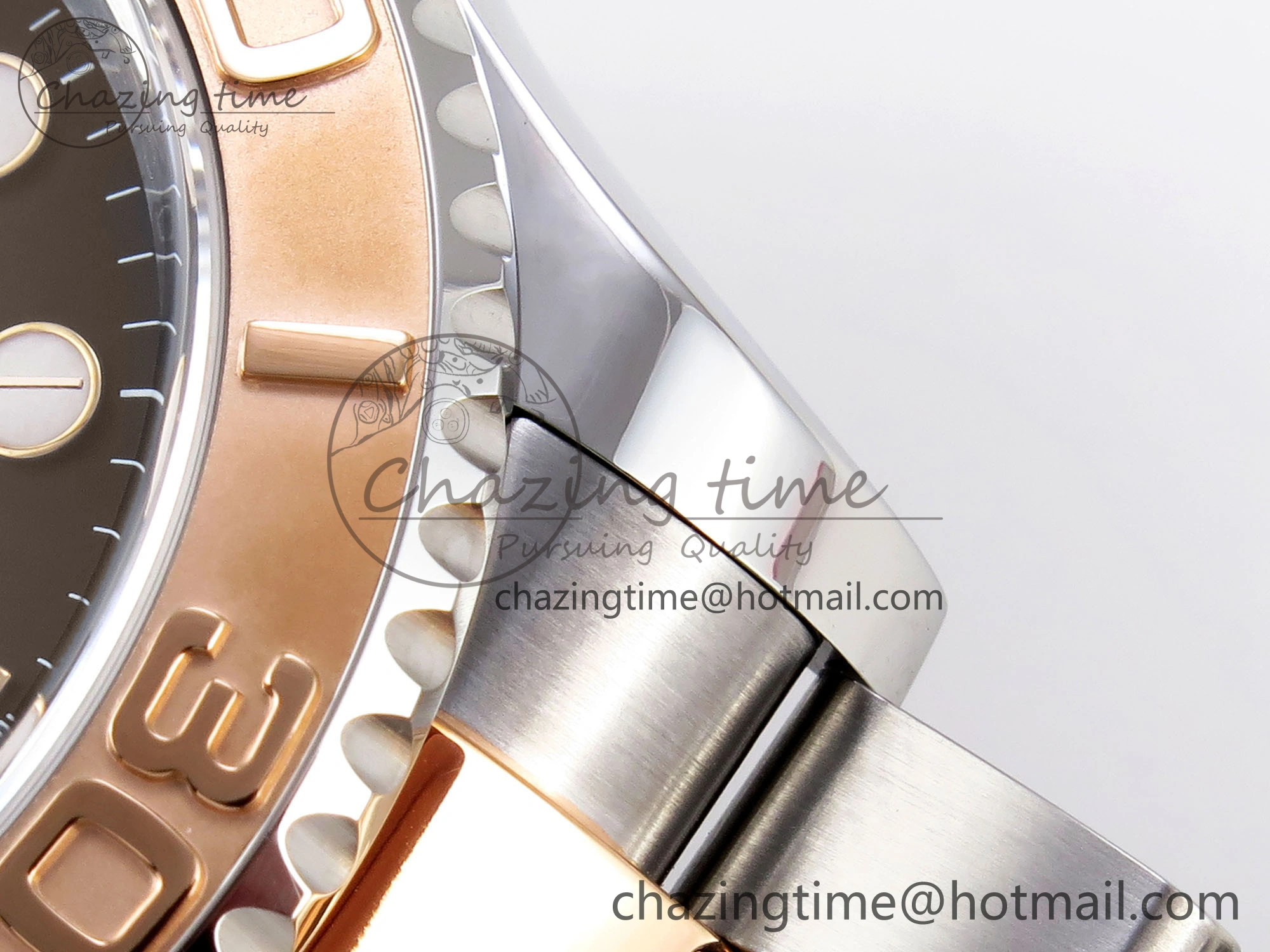 FashionForward Yacht-Master 126621 SS RG 904L Steel VSF 1:1 Best Edition Brown Dial on SS RG Bracelet VS 1859