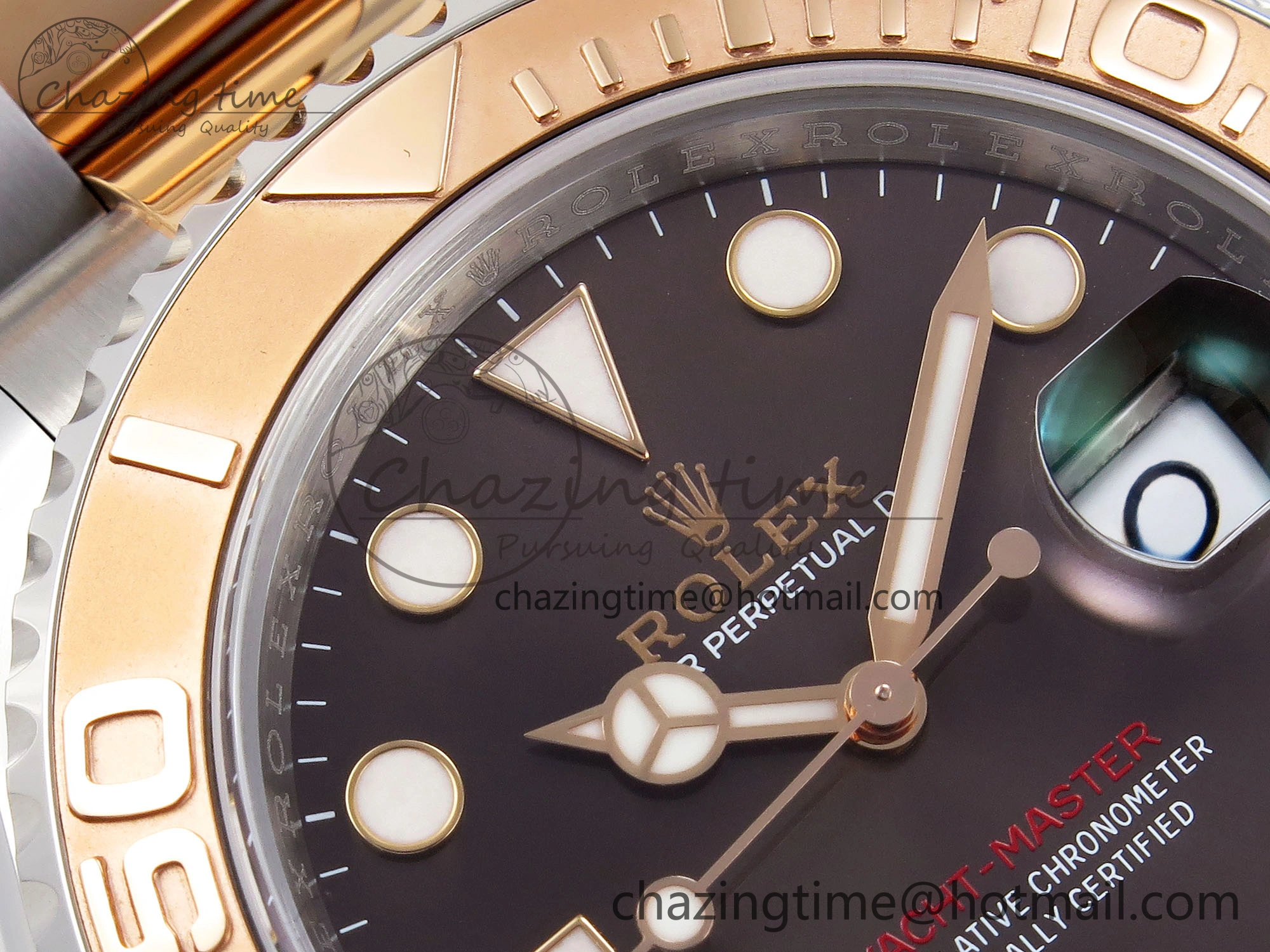 FashionForward Yacht-Master 126621 SS RG 904L Steel VSF 1:1 Best Edition Brown Dial on SS RG Bracelet VS 1859