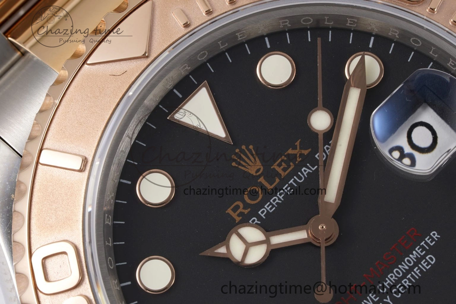 HighQuality Yacht-Master 126621 SS RG APSF Best Edition Black Dial on SS RG Bracelet A 1959