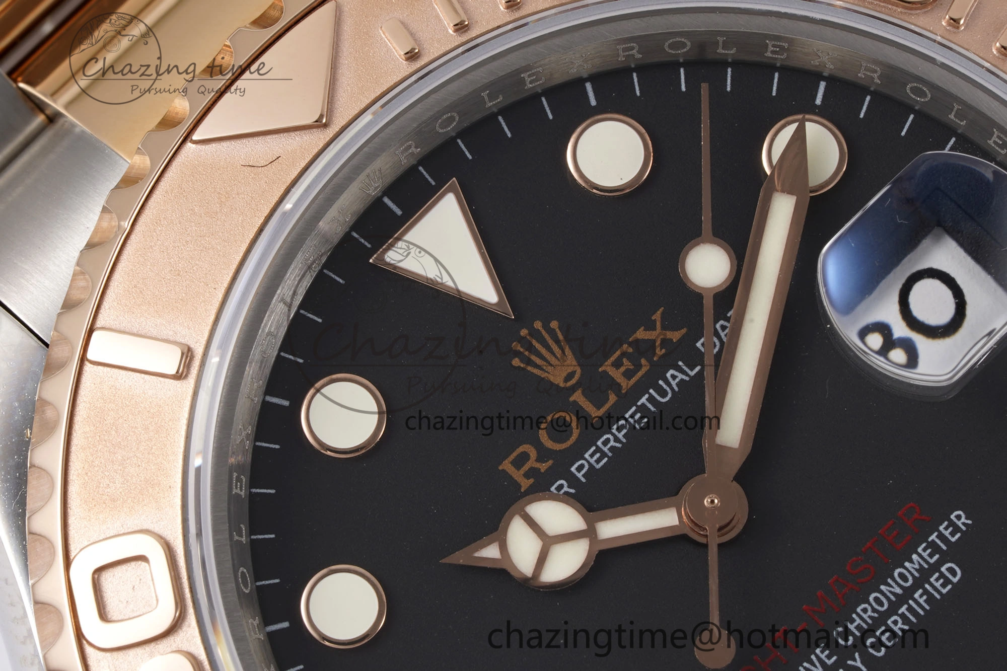 HighQuality Yacht-Master 126621 SS RG APSF Best Edition Black Dial on SS RG Bracelet A 1959