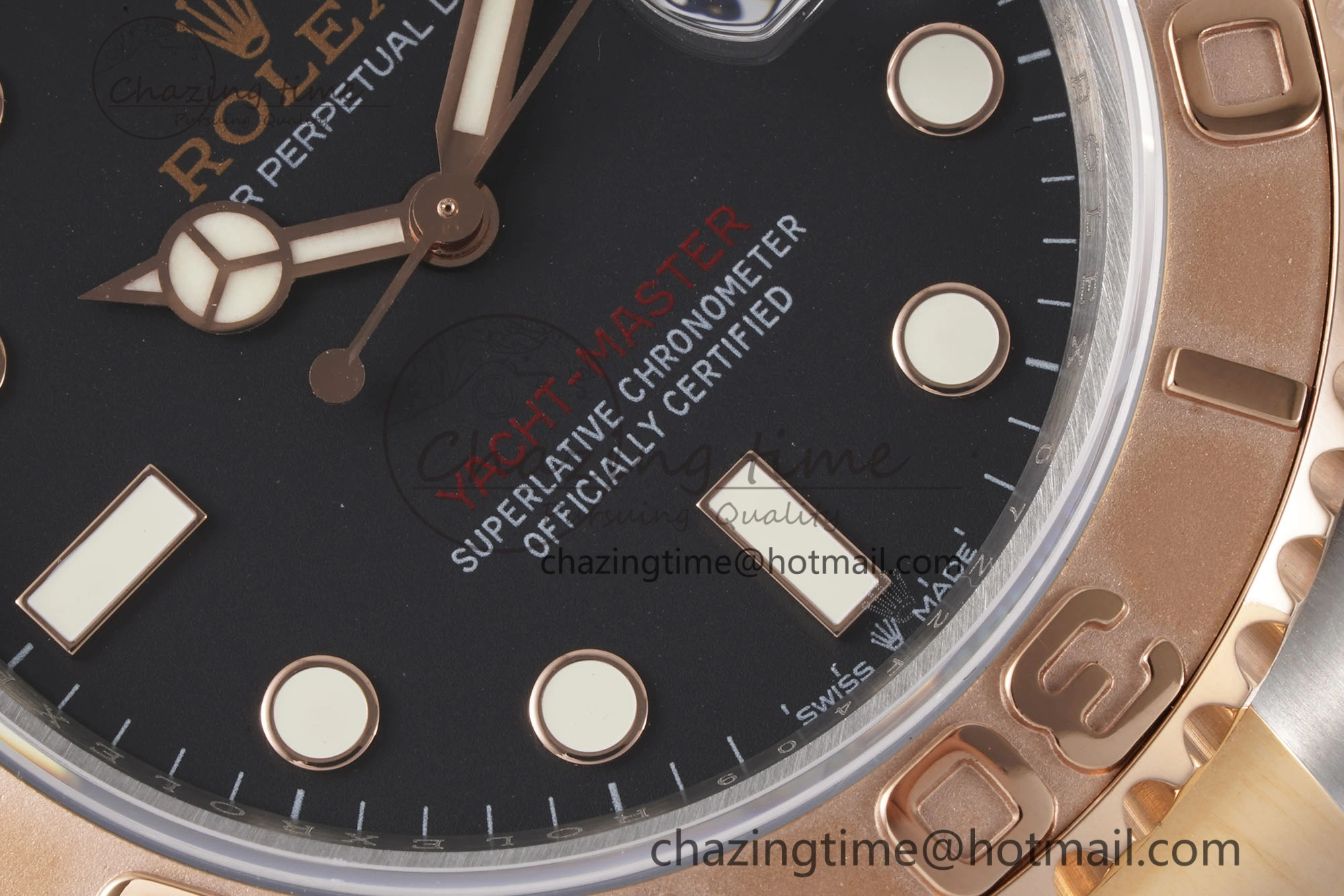 HighQuality Yacht-Master 126621 SS RG APSF Best Edition Black Dial on SS RG Bracelet A 1959