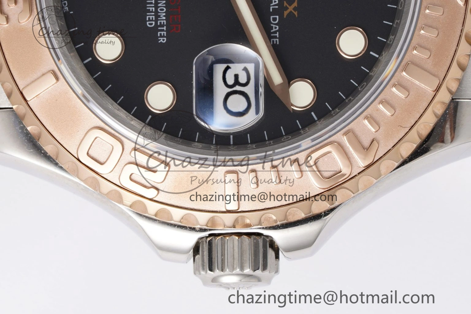 HighQuality Yacht-Master 126621 SS RG APSF Best Edition Black Dial on SS RG Bracelet A 1959