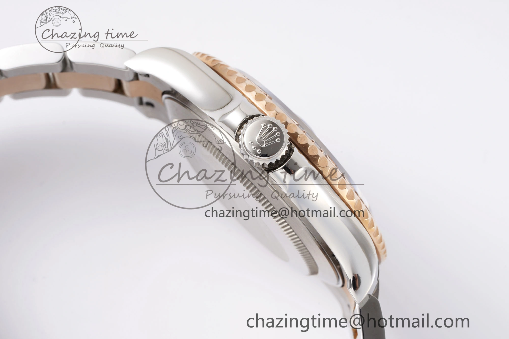 QuickDry Yacht-Master 126621 SS RG APSF Best Edition Brown Dial on SS RG Bracelet A 1963