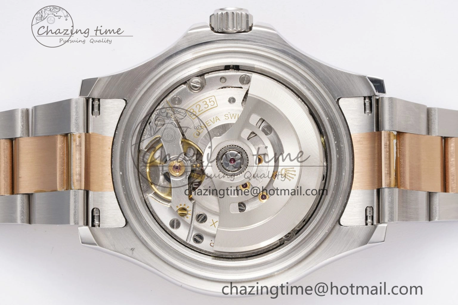 QuickDry Yacht-Master 126621 SS RG APSF Best Edition Brown Dial on SS RG Bracelet A 1963