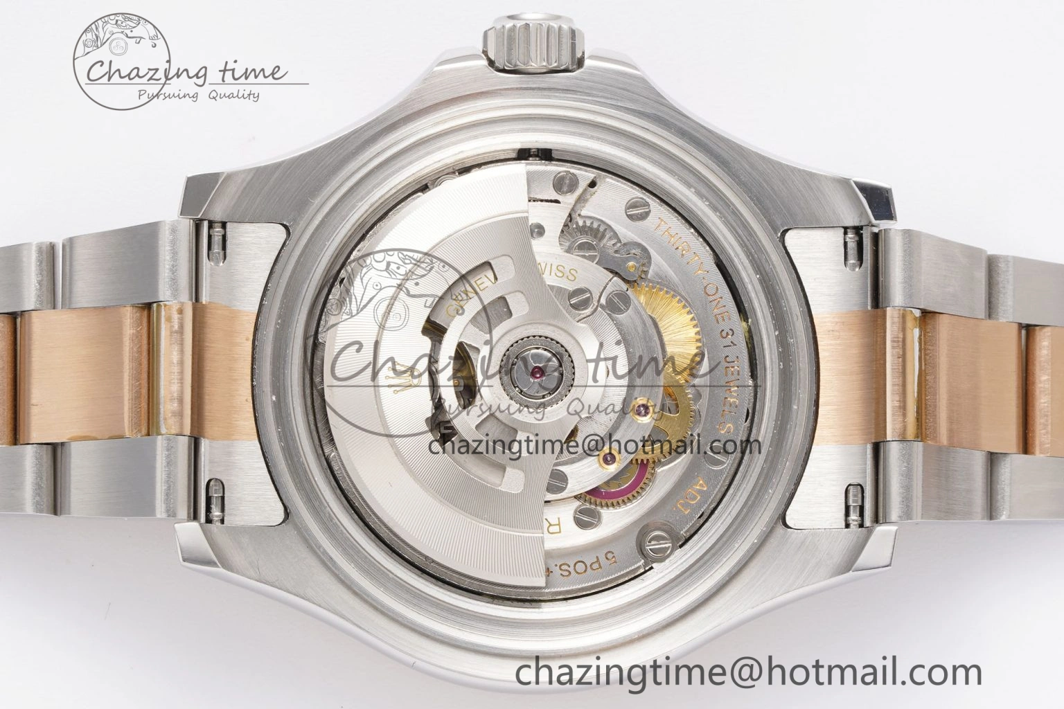 QuickDry Yacht-Master 126621 SS RG APSF Best Edition Brown Dial on SS RG Bracelet A 1963