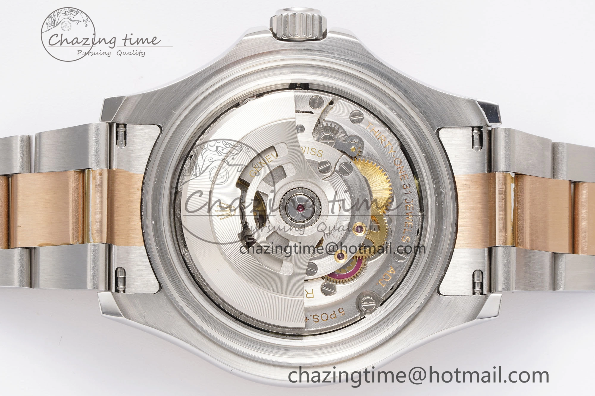 QuickDry Yacht-Master 126621 SS RG APSF Best Edition Brown Dial on SS RG Bracelet A 1963