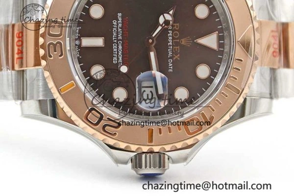 Fashionable Yacht-Master 126621 SS RG EWF 1:1 Best Edition Brown Dial on SS RG Bracelet A 2243