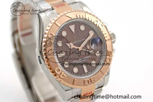 Fashionable Yacht-Master 126621 SS RG EWF 1:1 Best Edition Brown Dial on SS RG Bracelet A 2243
