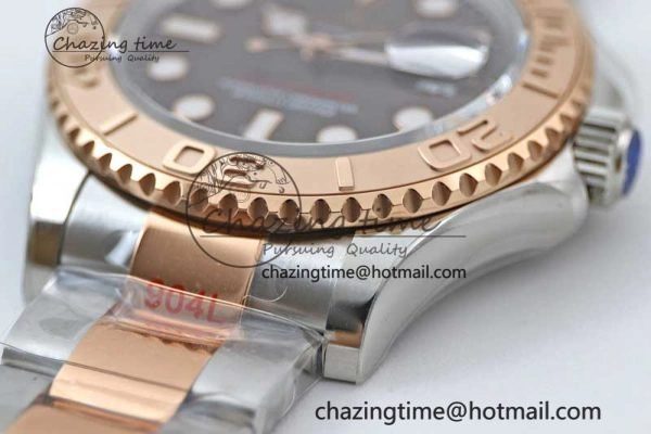 Fashionable Yacht-Master 126621 SS RG EWF 1:1 Best Edition Brown Dial on SS RG Bracelet A 2243
