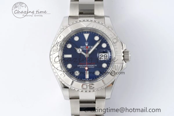 Yacht-Master 126622 Clean 1:1 Best Edition 904L Steel Blue Dial on SS Bracelet VR Original 2158