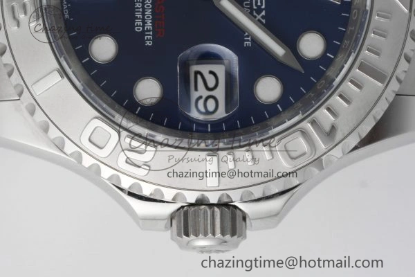 Yacht-Master 126622 Clean 1:1 Best Edition 904L Steel Blue Dial on SS Bracelet VR Original 2158