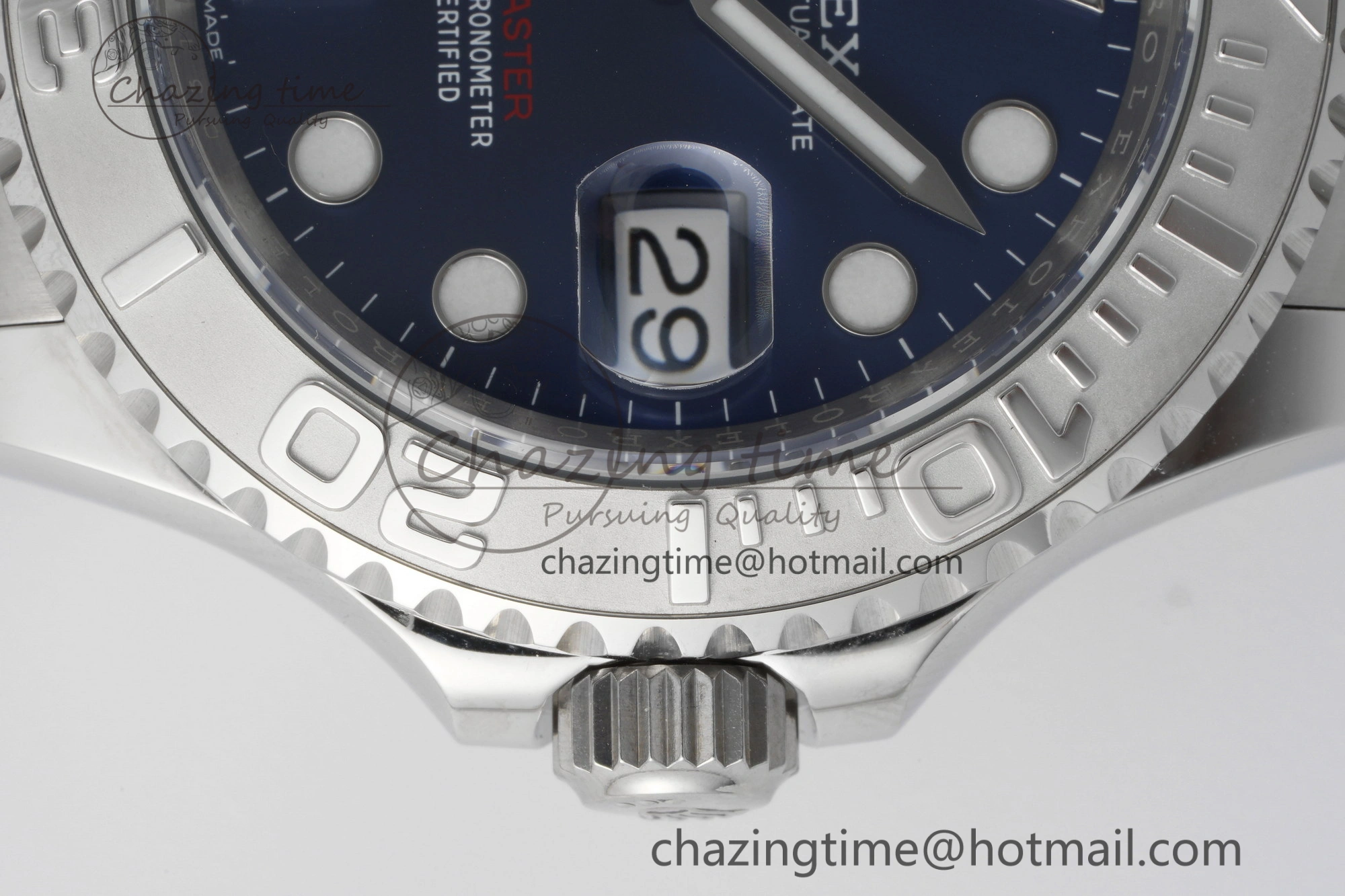 Yacht-Master 126622 Clean 1:1 Best Edition 904L Steel Blue Dial on SS Bracelet VR Original 2158