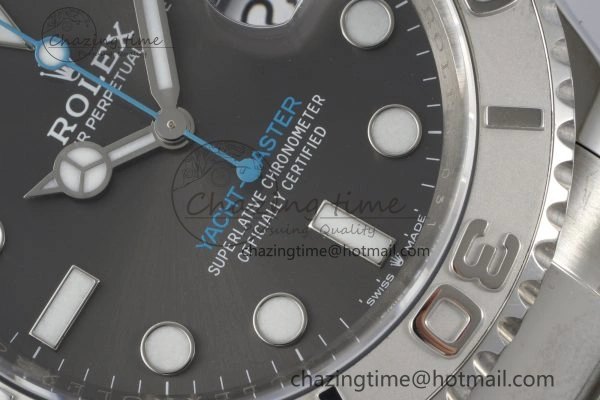Chic Yacht-Master 126622 Clean 1:1 Best Edition 904L Steel Gray Dial on SS Bracelet VR 2157