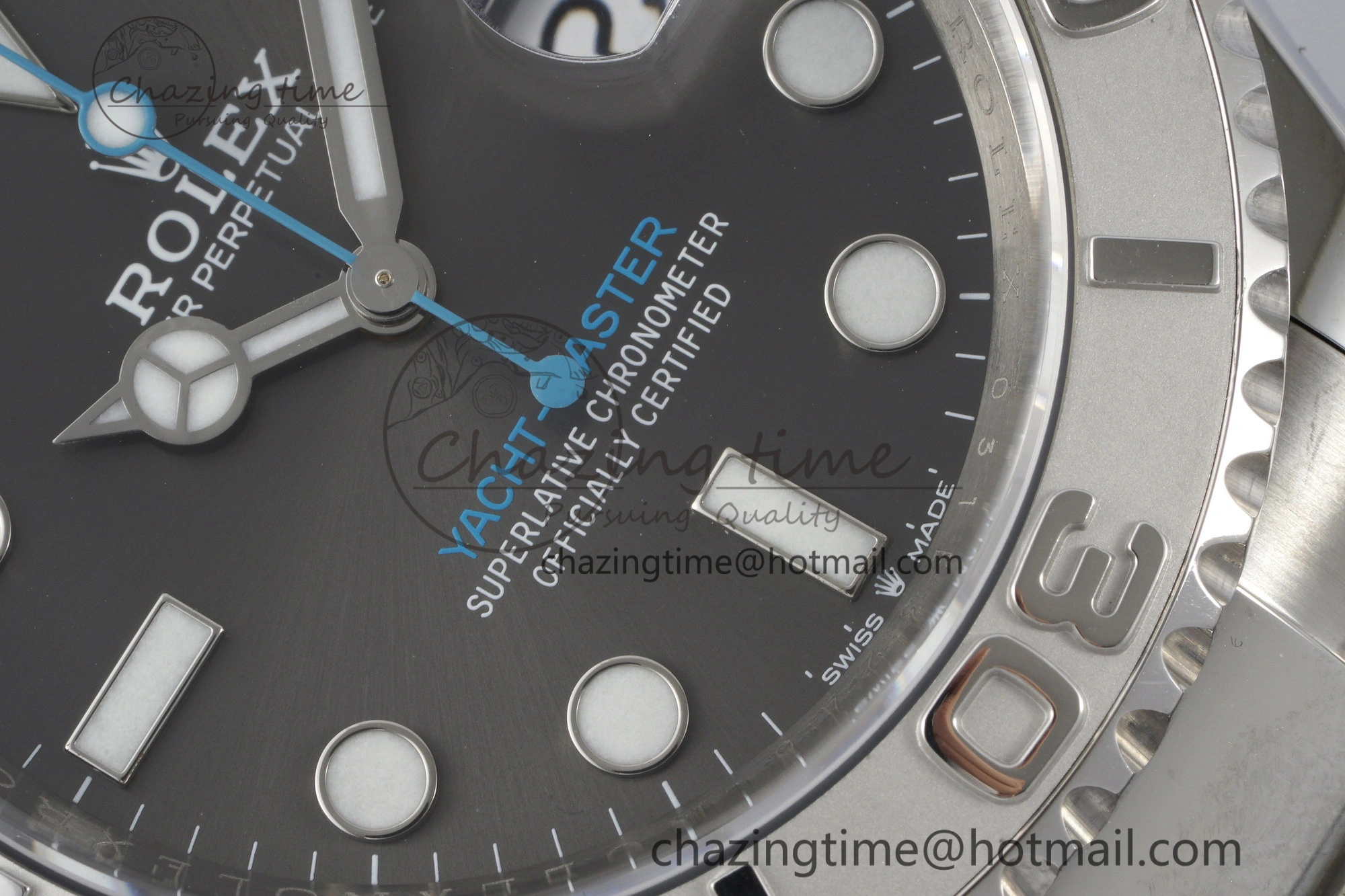 Chic Yacht-Master 126622 Clean 1:1 Best Edition 904L Steel Gray Dial on SS Bracelet VR 2157