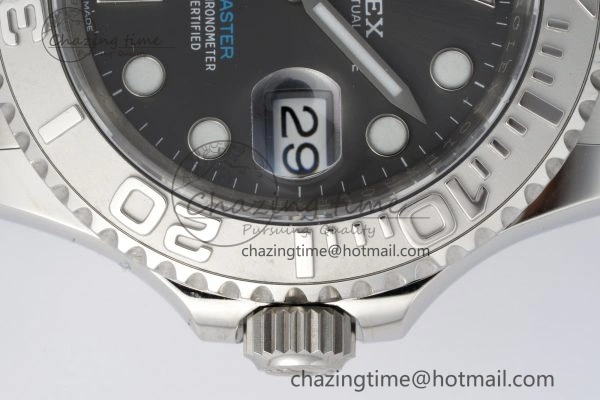 Chic Yacht-Master 126622 Clean 1:1 Best Edition 904L Steel Gray Dial on SS Bracelet VR 2157