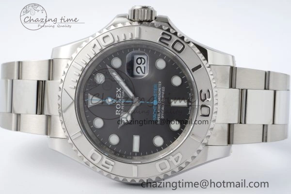Chic Yacht-Master 126622 Clean 1:1 Best Edition 904L Steel Gray Dial on SS Bracelet VR 2157