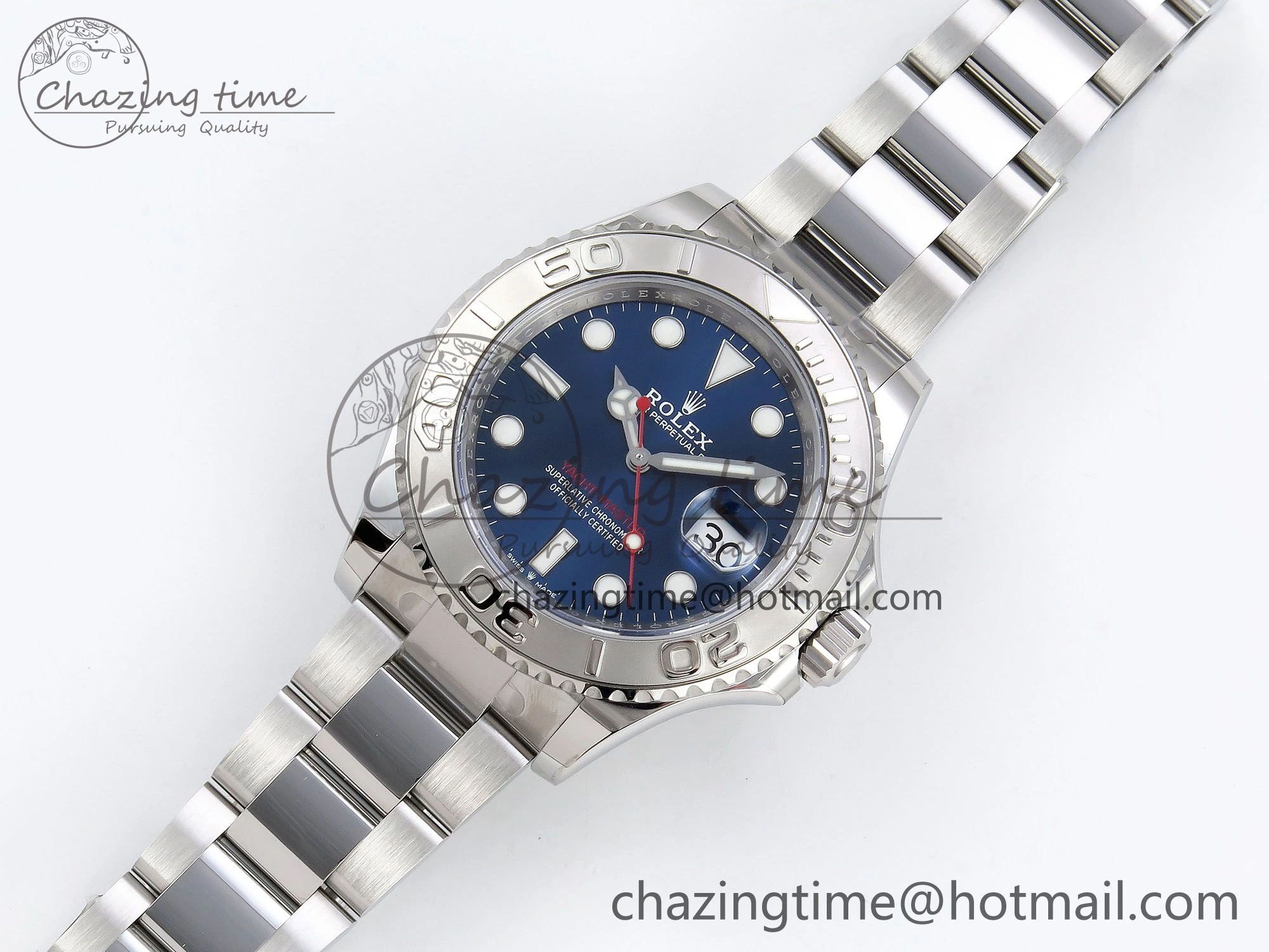 SmartChoice Yacht-Master 126622 HGF 904L Steel 1:1 Best Edition Blue Dial on SS Bracelet VR 1456