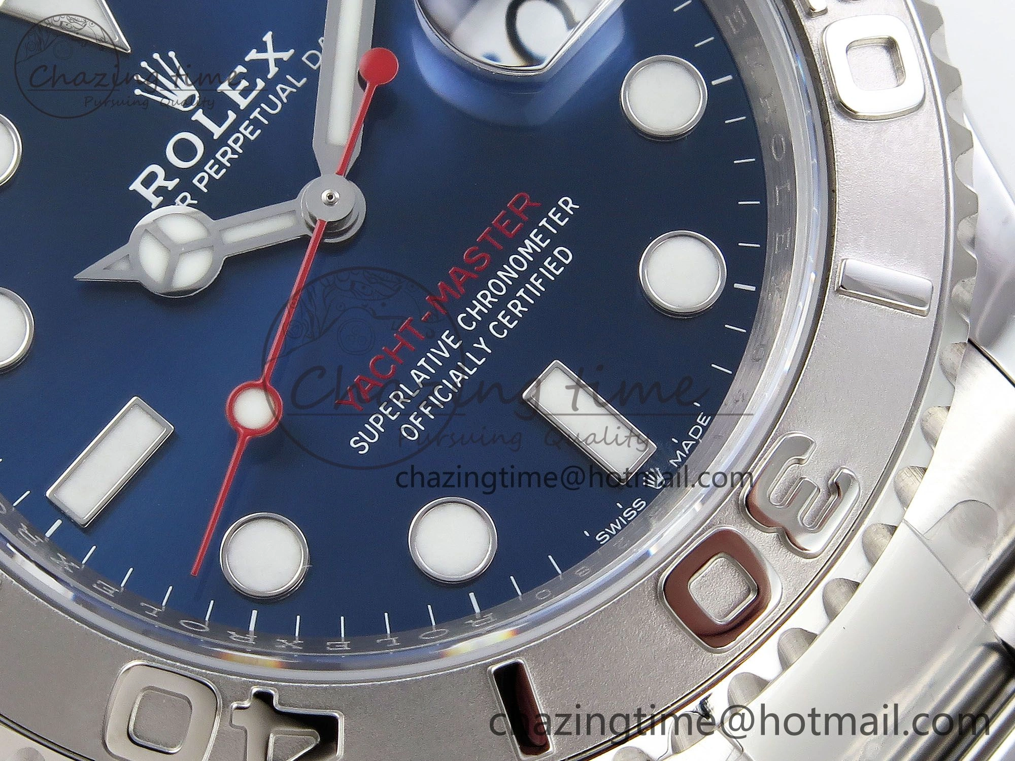 SmartChoice Yacht-Master 126622 HGF 904L Steel 1:1 Best Edition Blue Dial on SS Bracelet VR 1456