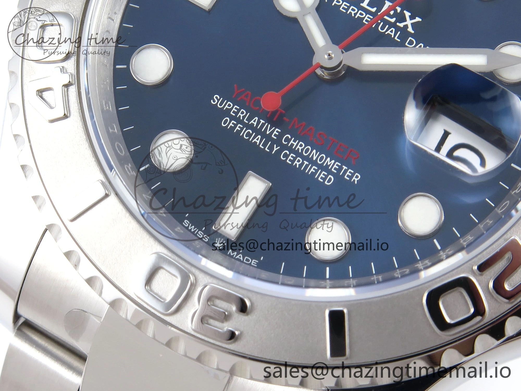 Yacht-Master 126622 QF+ 1:1 Best Edition Blue Dial on SS Bracelet VR Packable 948