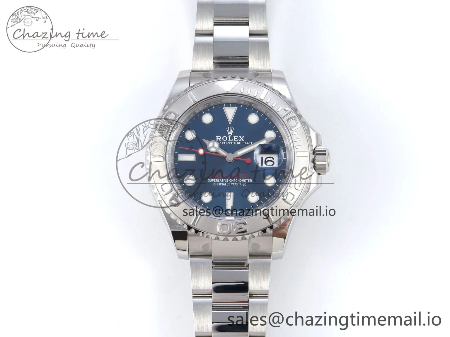 Yacht-Master 126622 QF+ 1:1 Best Edition Blue Dial on SS Bracelet VR Packable 948