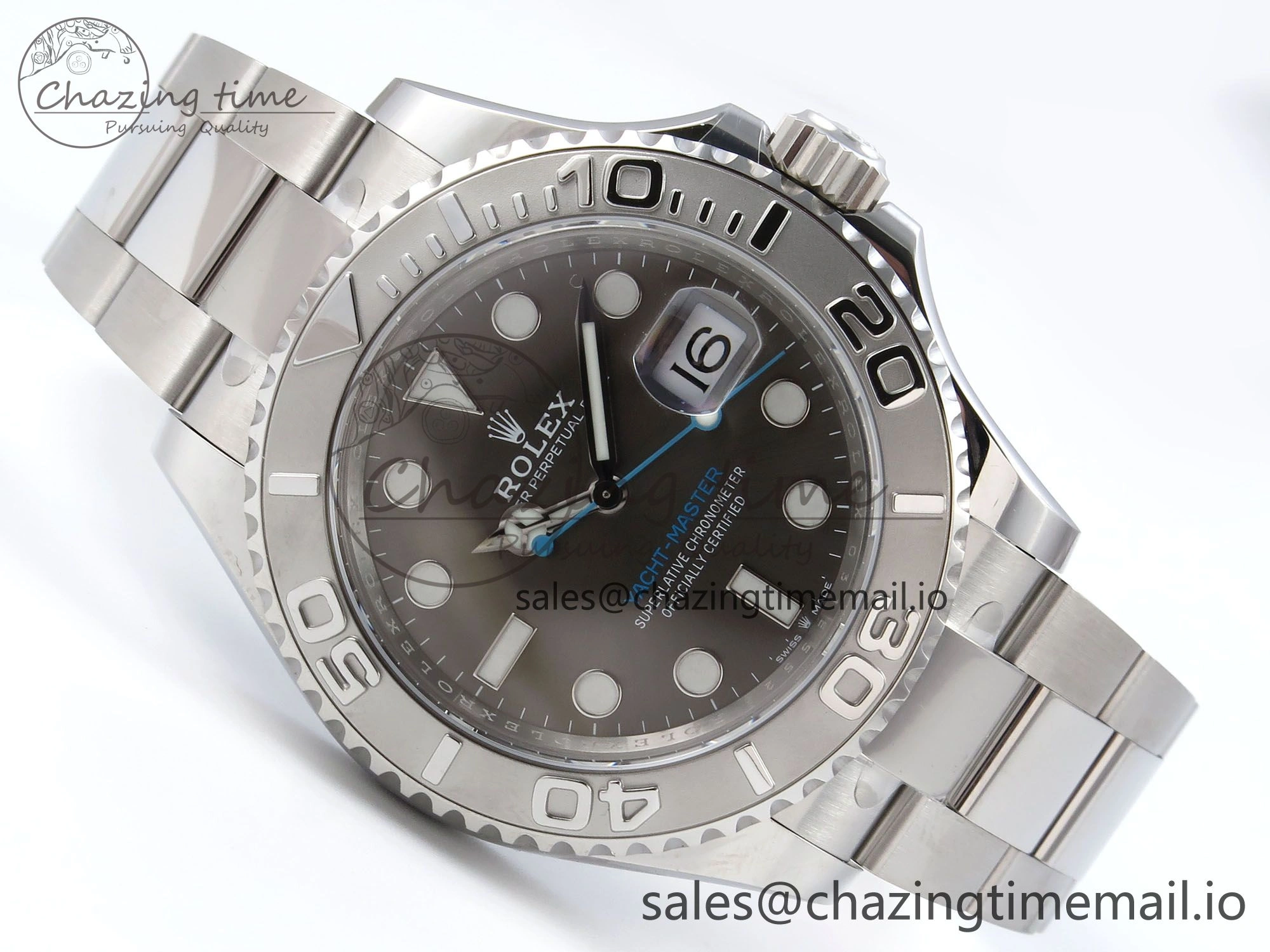 Yacht-Master 126622 QF+ 1:1 Best Edition Gray Dial on SS Bracelet VR Sophisticated 945