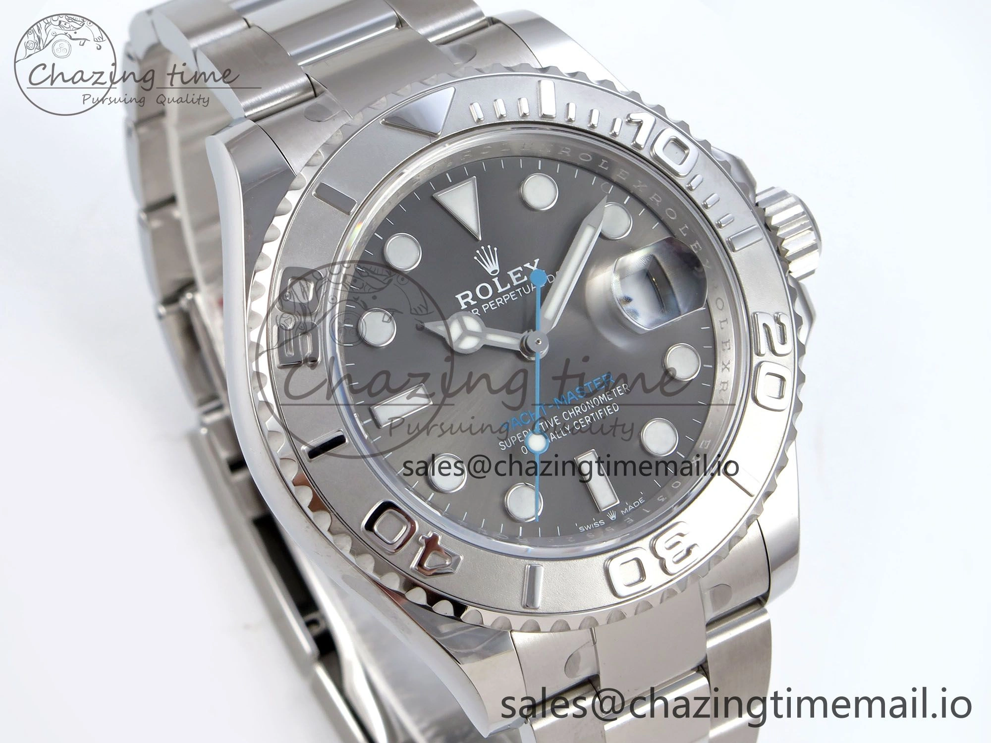 Yacht-Master 126622 QF+ 1:1 Best Edition Gray Dial on SS Bracelet VR Sophisticated 945